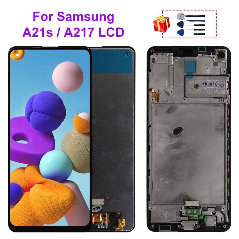 6.5" Original For Samsung Galaxy A21S Display A217F A217 LCD Touch Screen Digitizer Display For Galaxy A21S LCD A217F/DS A217H