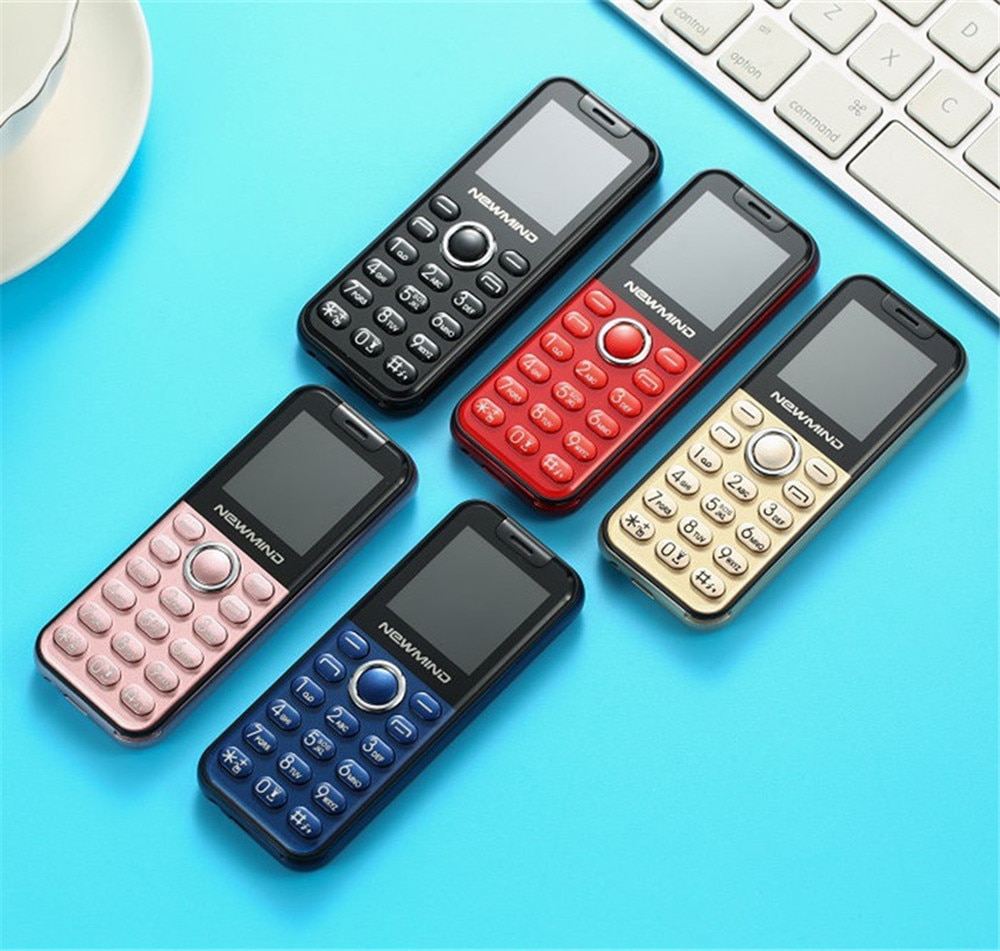 Newmind K2 Mini Push Button Mobile Phone Location 1.44 inch Screen MP3 FlashLight Camera SOS Cheap Telephone For Elders Children