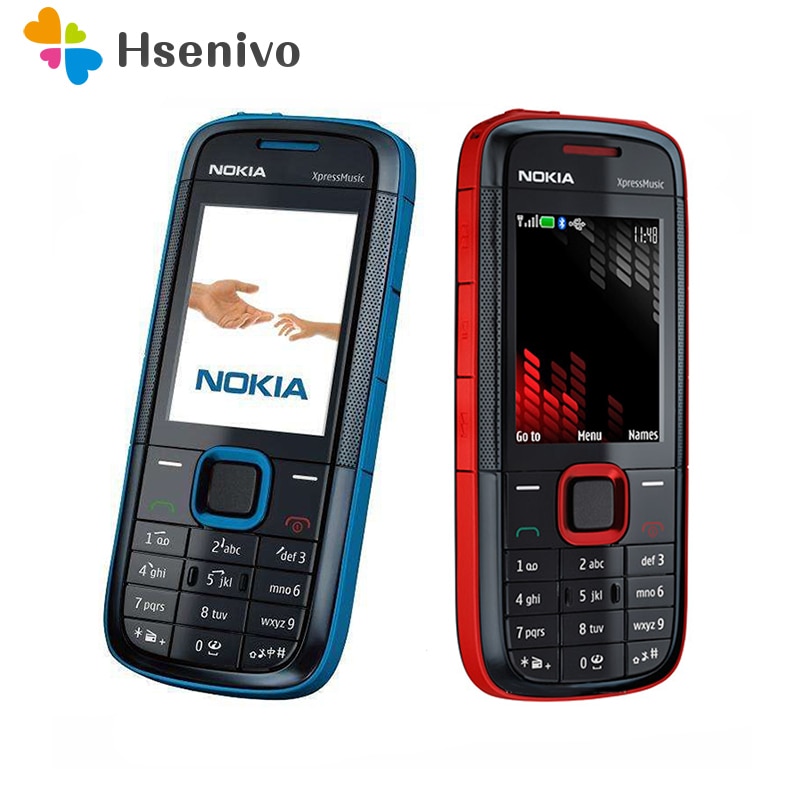 Nokia 5130 refurbished-Original Nokia 5130 XpressMusic unlocked mobile phone Bluetooth FM russian keyboard support Free shipping