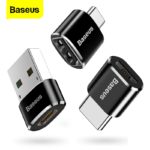 Baseus USB Type C OTG Adapter USB C Male To Micro USB Female Cable Converters For Macbook Samsung S20 Xiaomi USB To Type-c OTG
