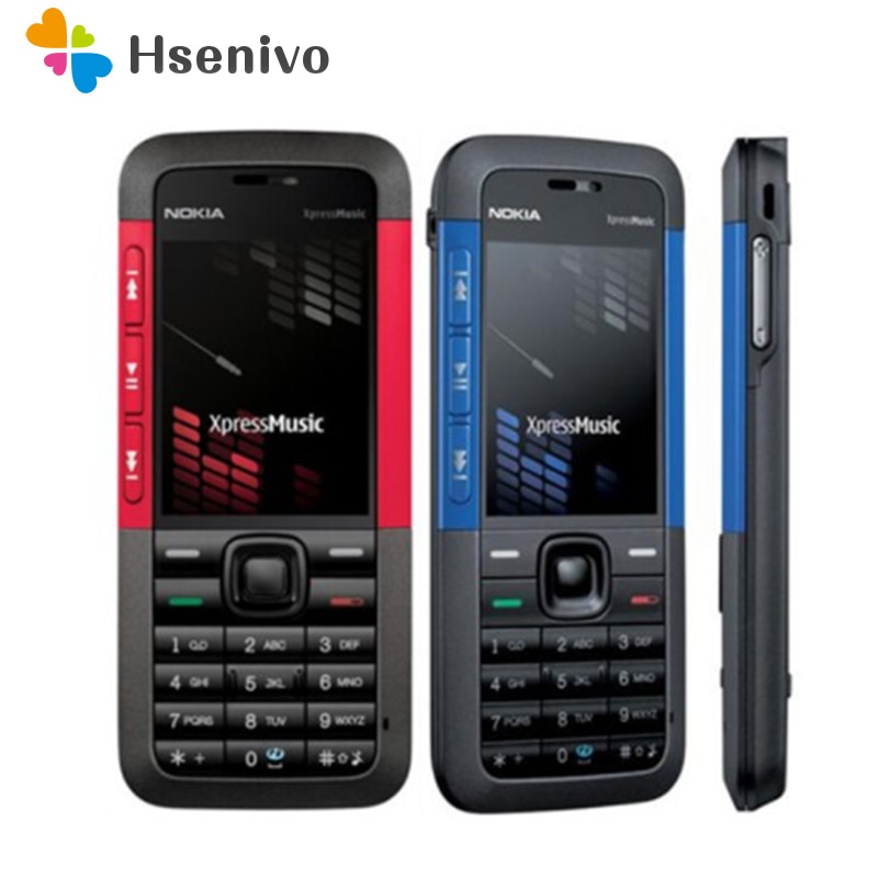 Nokia 5310XM Refurbished-Original Nokia 5310 XpressMusic Mobile Phone Unlocked Cellphones English Arabic Russian Keyboard
