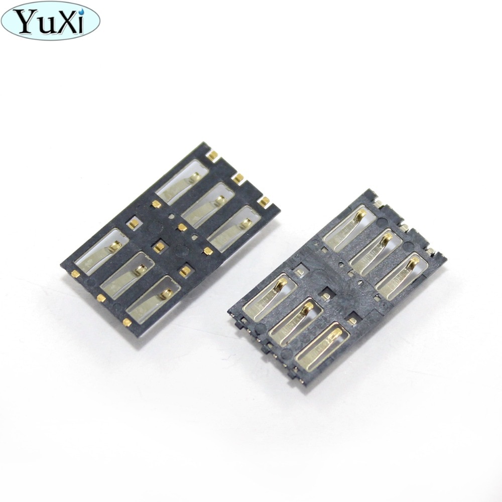 YuXi For Nokia Lumia 800 900 920 925 1020 For Sony C3 S55T S55U D2502 SIM Reader Card Slot Holder Port Replacement Repair Part