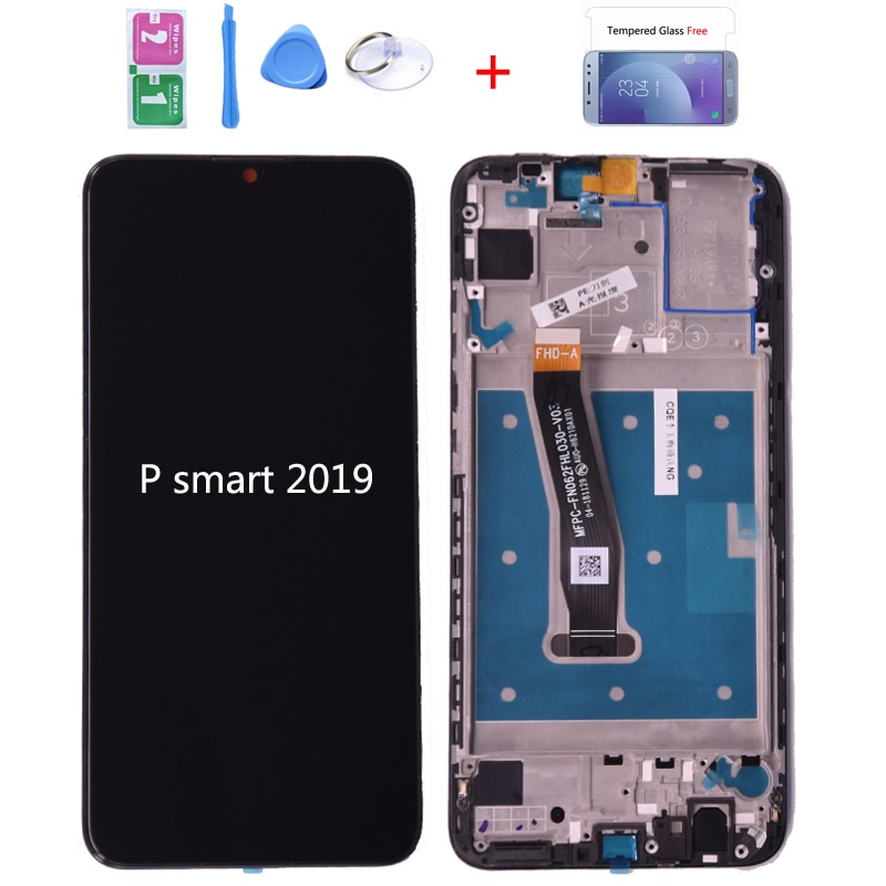 100% Original For Huawei P Smart 2019 LCD Display with Touch Screen Digitizer Assembly With Frame For P smart 2019 Repair Part