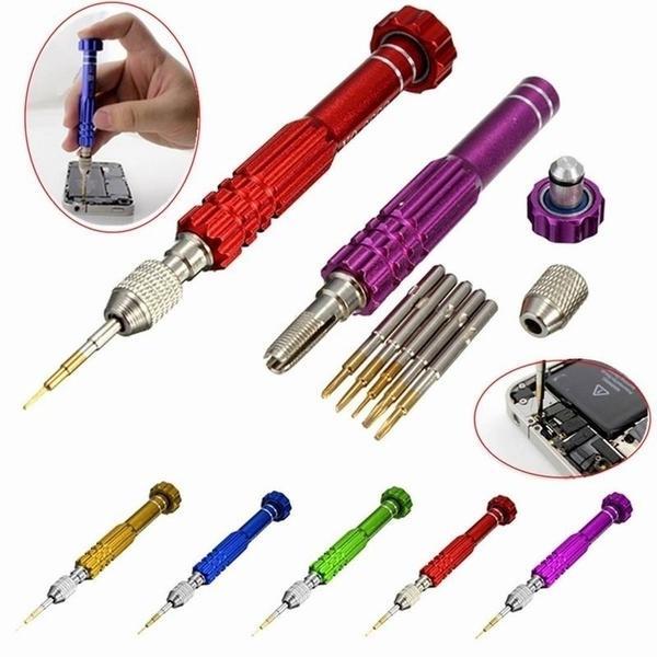 Screwdrivers Set for iphone for Xiaomi for Samsung 5 in 1 Cellphone Watch Repair Mixed Magnet Set Tool Kit New