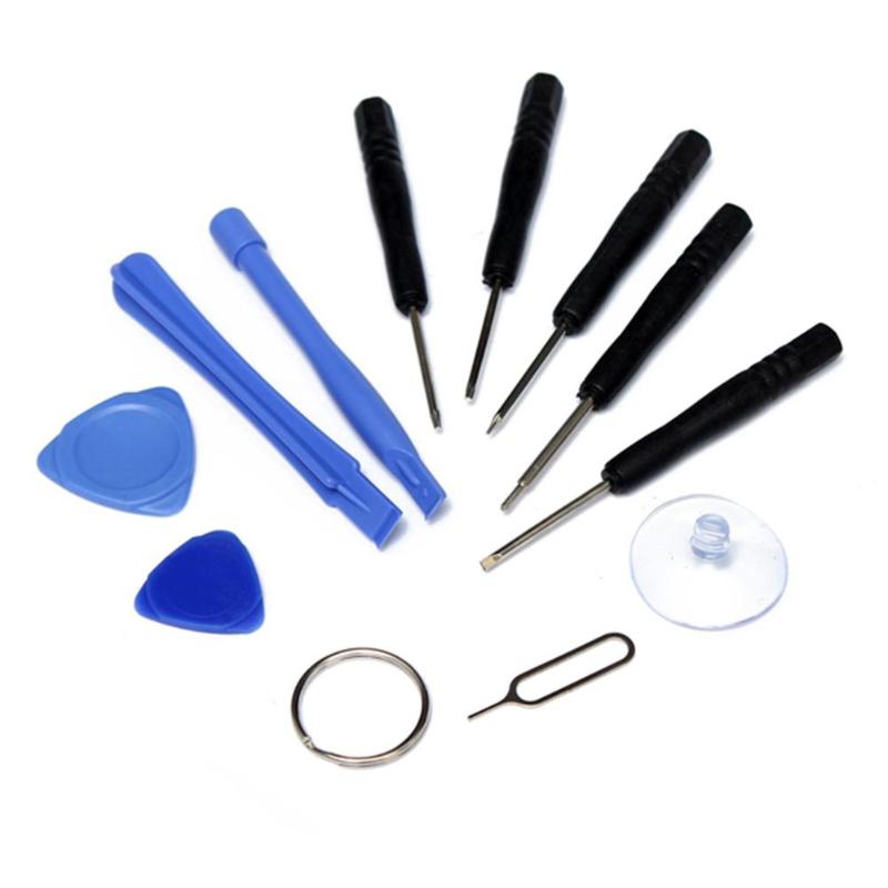 11 pcs Cell Phones Opening Pry Repair Tool Kit Screwdrivers Tools For iPhone 4 4S 5 5s 6,6Plus for iPod Touch For Samsung