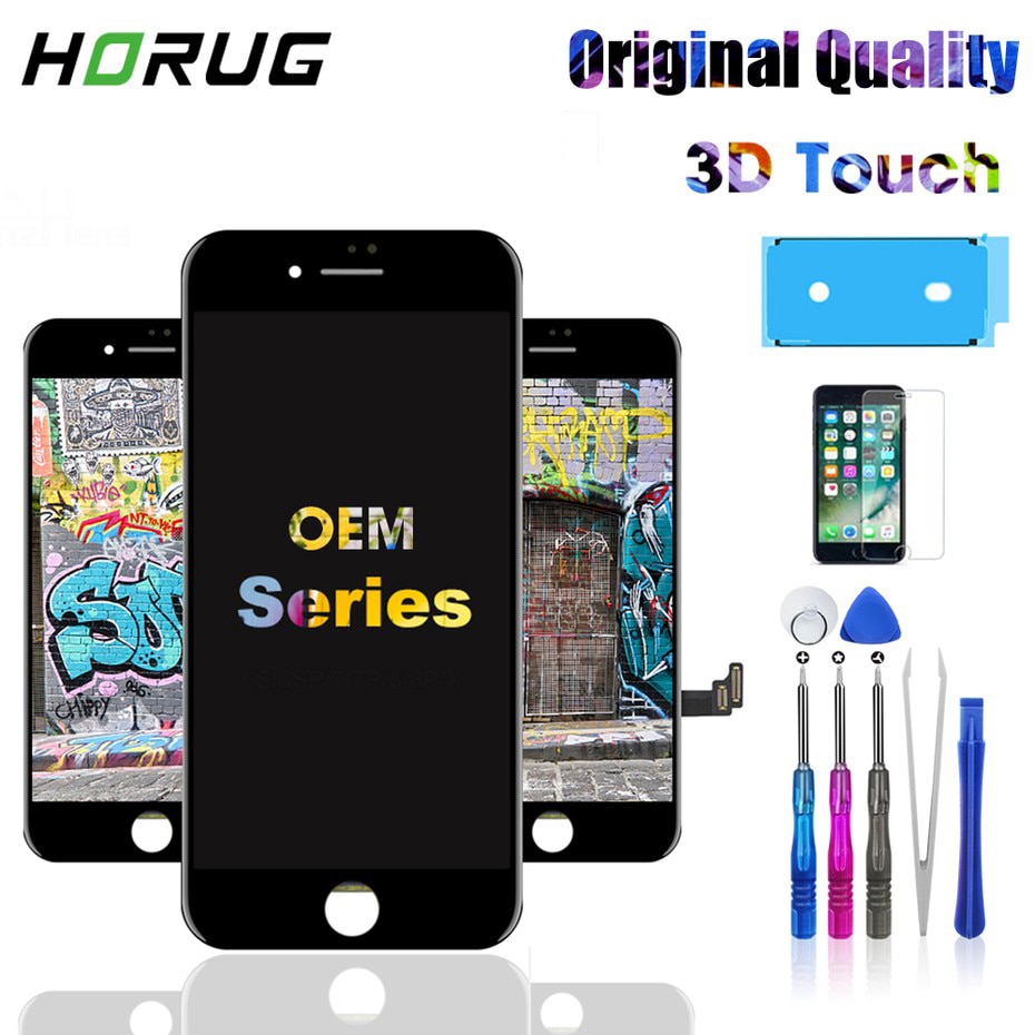 OEM Screen LCD For iPhone 5s SE 6 6s 7 8 Plus Original Color LCD Display Assembly Digitizer With 3D Touch Replacement LCD