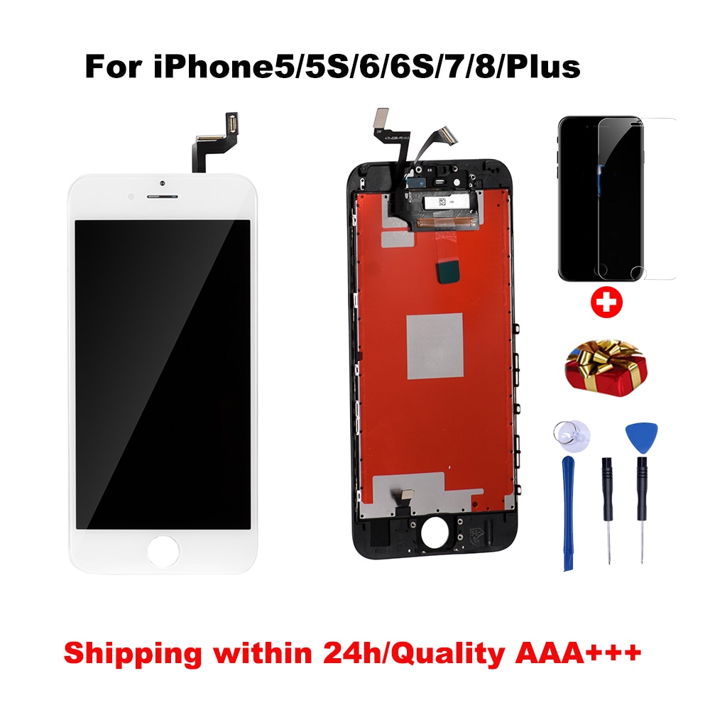 Grade AAA++LCD For iPhone 6 6S 6Plus 6SPlus With Perfect Touch Screen Digitizer Assembly For iPhone 7 8 Display+Tools