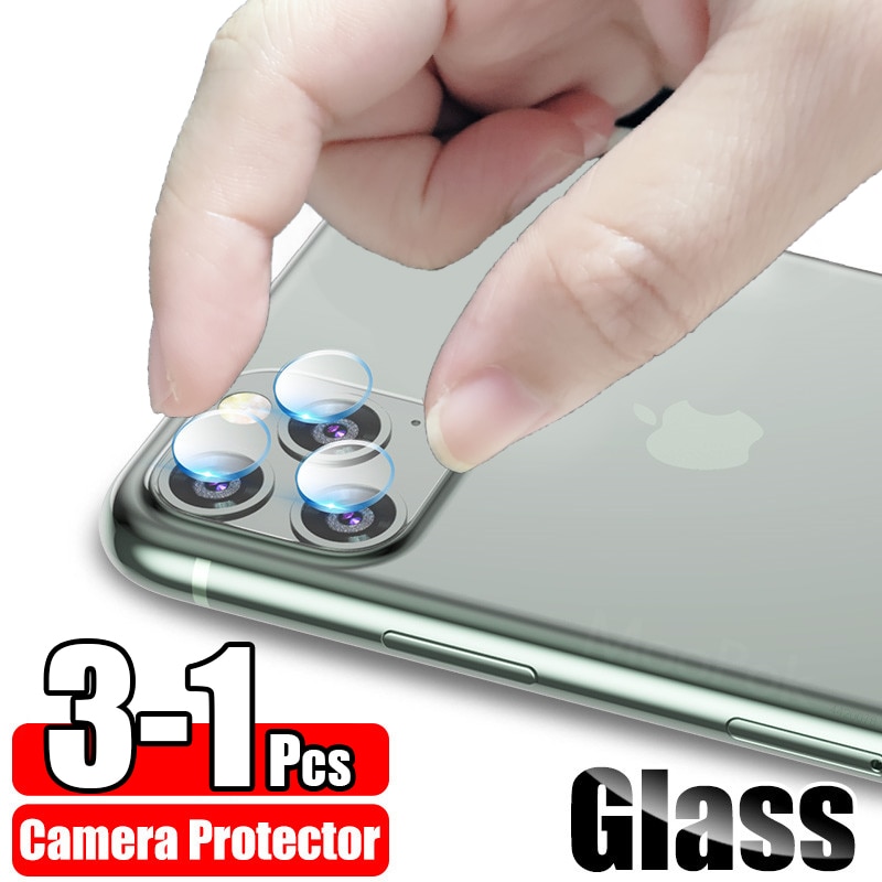 Full Camera Protector Glass For iPhone 11 12 Pro XS Max SE 2020 XR Tempered Glass For iPhone 6 6s 7 8 Plus Back Cover Lens Glass