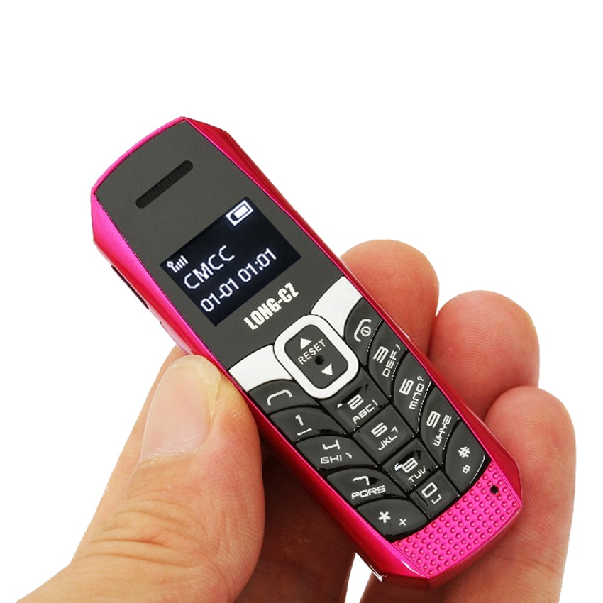 LONG-CZ T3 mini mobile phone bluetooth 3.0 dialer headset cell phoneFM magic voice earphone cellphone Single sim phoens