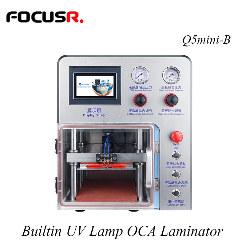 Novecel Curved Screen OCA Laminating Machine With UV Lamp OCA Laminator Use YMJ SAMEKING Mold For Samsung edge iPhone XSM 11Pro