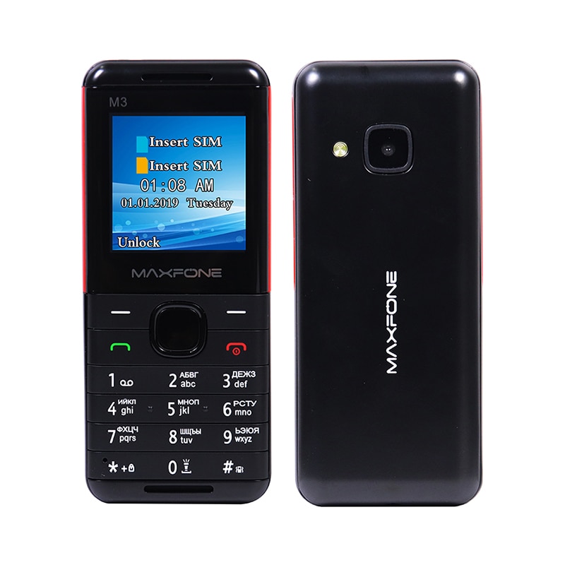 Dual SIM dual standby Cell Phone FM Bluetooth MP3 FM Video Camera Torch Calculator Recording Phone Russian Keyboard Button