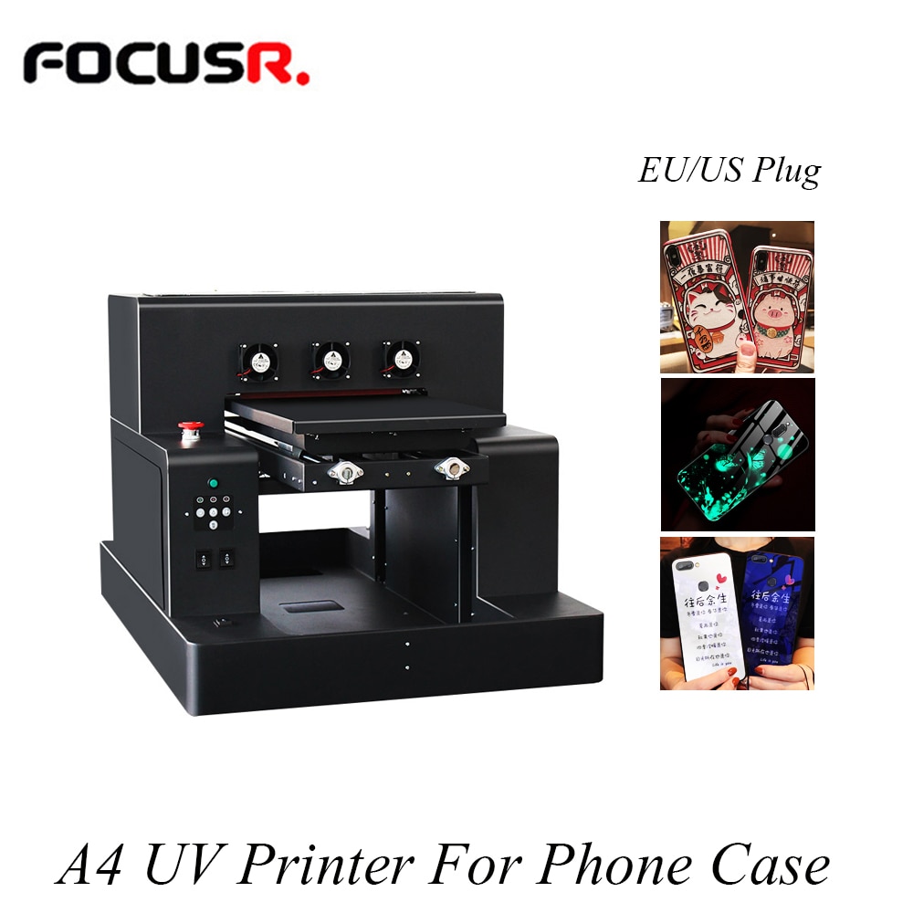 Novecel EU/US Plug A4 UV Flatbed Printer For Phone Back Glass Back Case Printing Mobile Phone Repair Tool Sets UV Printer