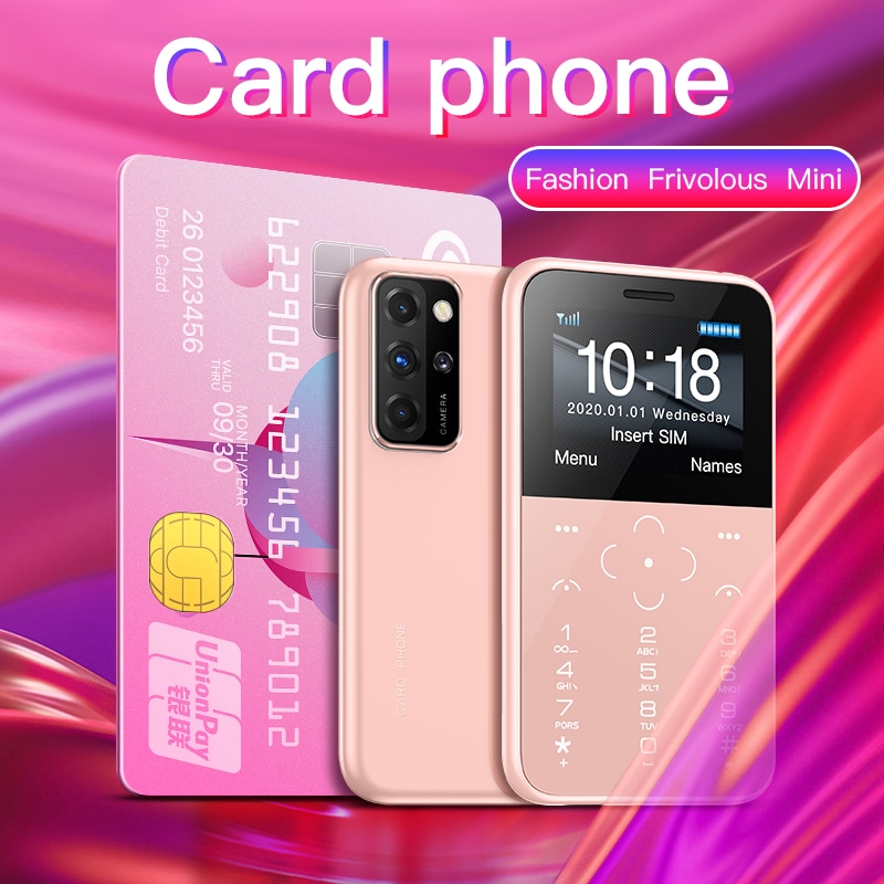 New Arrive SOYES S10P Mini Card Phone 2G GSM 400mAh 1.54'' MTK6261M Ultra-Thin Fashion Children Small Size Mobile Phones