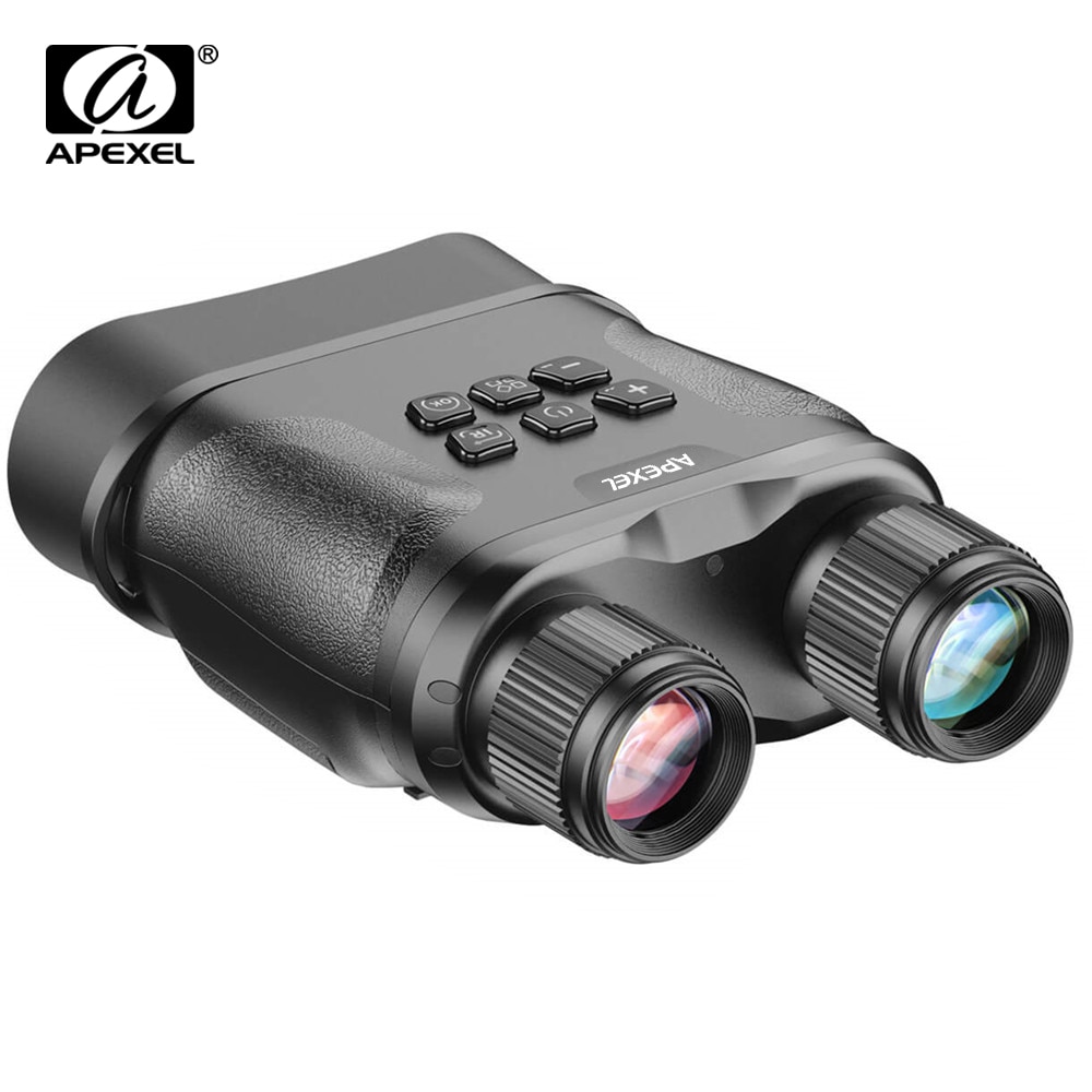 APEXEL Digital Night Vision Binoculars for Complete Darkness GlassOwl Infrared Night Vision Goggles for Hunting Surveillance