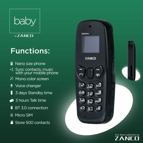 Zanco babyfone unlocked GSM bluetooth phone World's Smallest phone tiny fone Collection unlocked mini mobile Buy factory direct