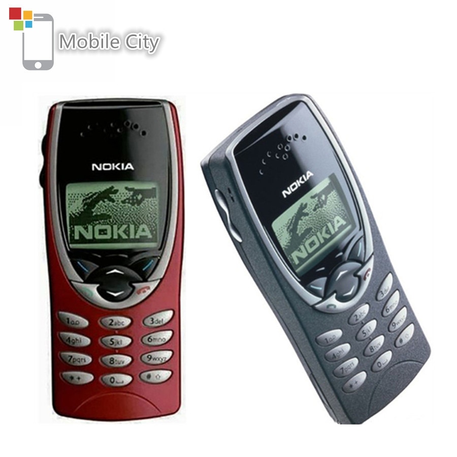 Used Nokia 8210 Classic Cell Phone 2G GSM 900/1800 GPRS Support Multi-Language Unlocked Refurbished Mobile Phone