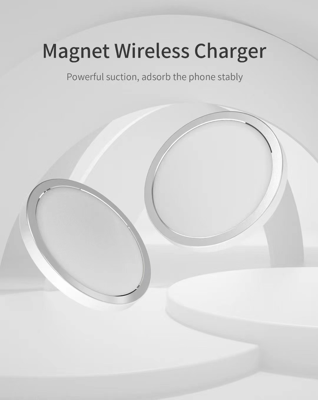 15W Fast Recharge Magnetic Wireless Charger For iPhone 12 Magsafing