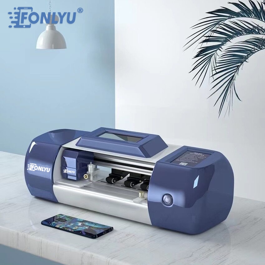 FONLYU Film Cutting Machine Screen Protector Plotter Hydrogel Film For Pad Cell Phone Front Screen Protective Back Film Cutter