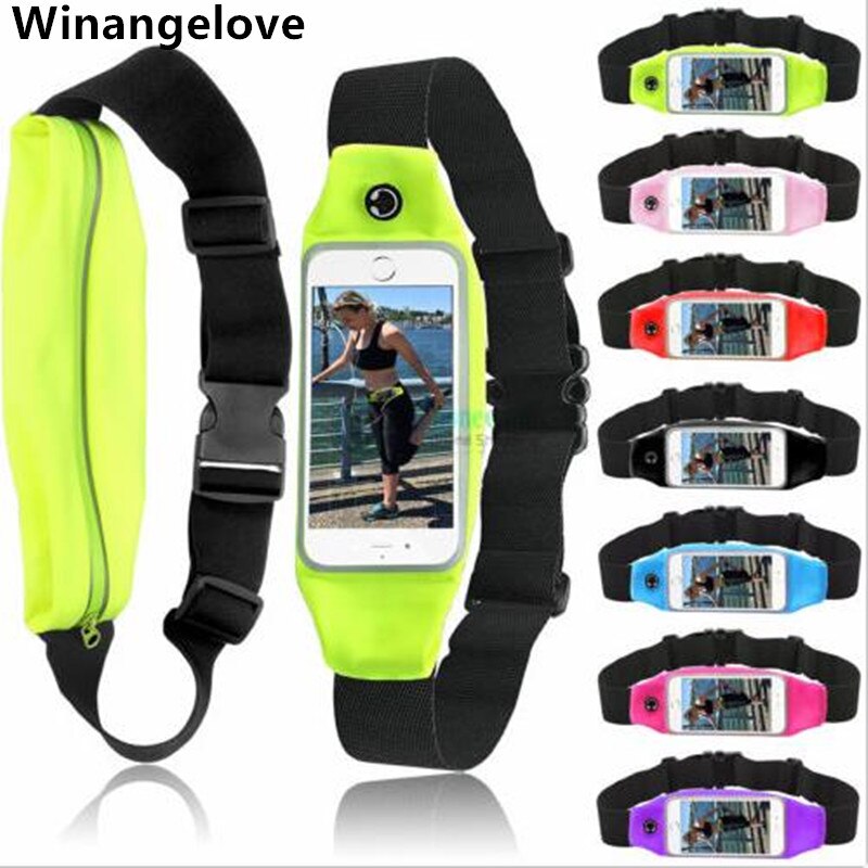 Winangelove 200pcs Flexible Running GYM Sport Waist Case Armband Pouch Bag Cover For Iphone 5 6 7 for Samsung s6
