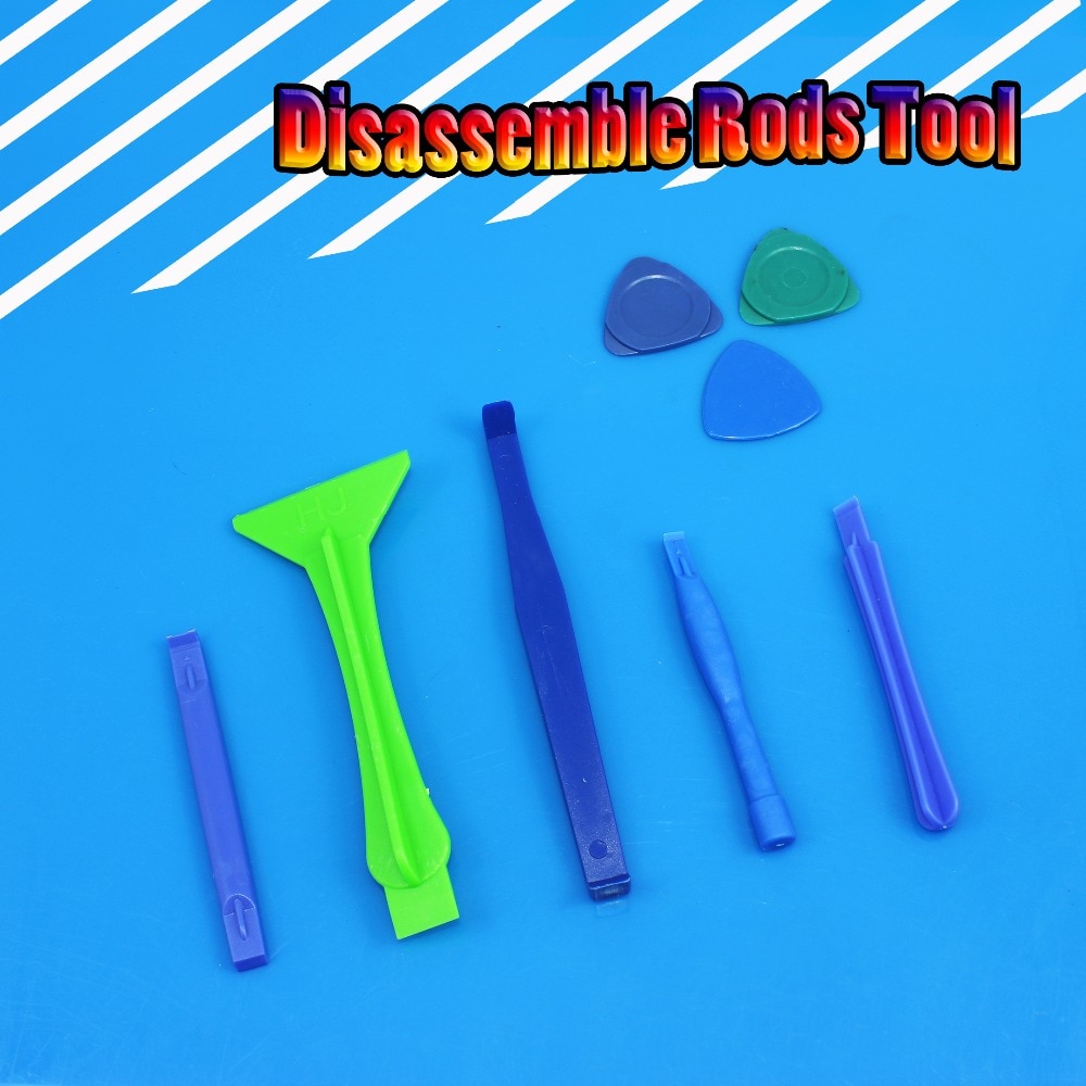 1 set/8 pcs New Arrival Case Kit Hand Tools 6 Pcs Repair Phone Disassemble Rods Tool Stick Crowbar Advanced Ultra Hard Plastic