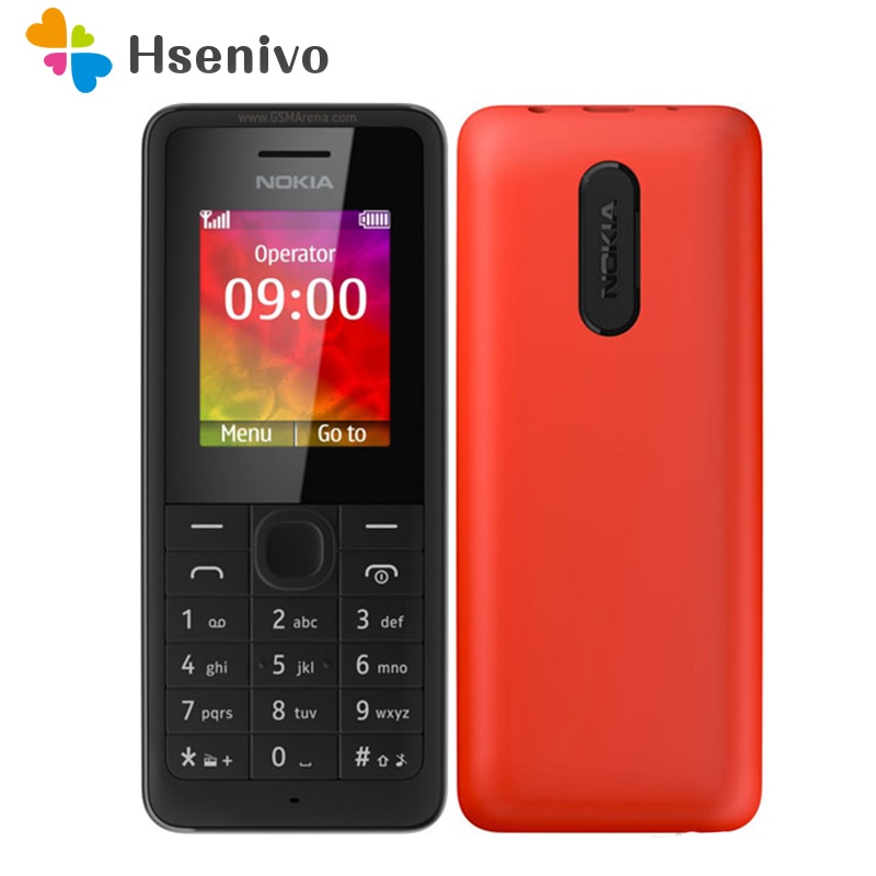 Nokia 106 Refurbished-Original Nokia 106 FM Radio One SIM Cards Good Quality Unlocked Mobile Phone