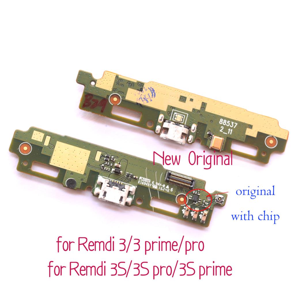 original USB Board for Xiaomi Redmi 3 3S pro 3S prime Redmi 3X Dock Connector Micro Usb Plug Port Charge Board & Microphone