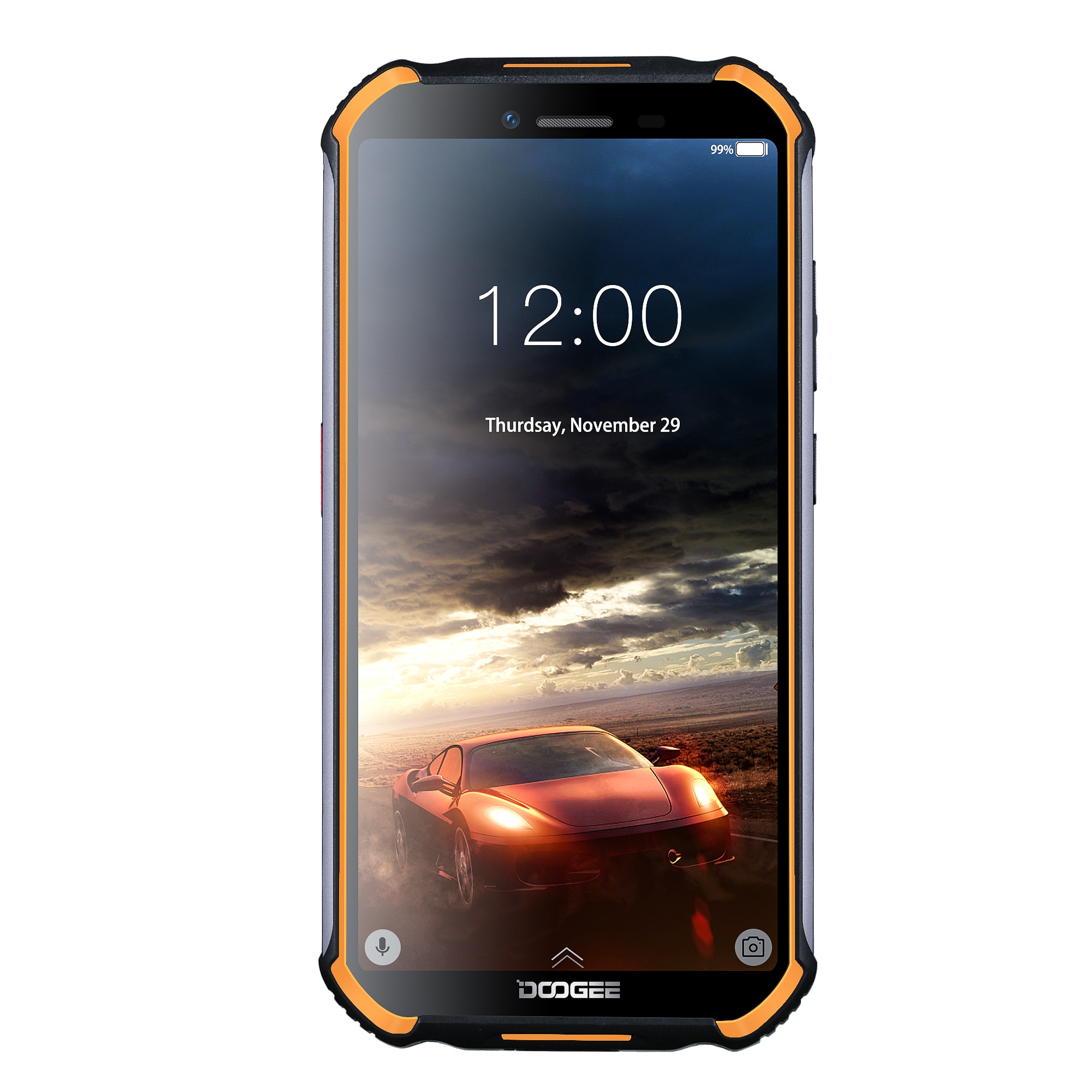 DOOGEE S40 Android 9.0 4G Network Rugged Mobile Phone 5.5inch Cell Phone MT6739 Quad Core 3GB RAM 32GB ROM 8.0MP IP68/IP69K