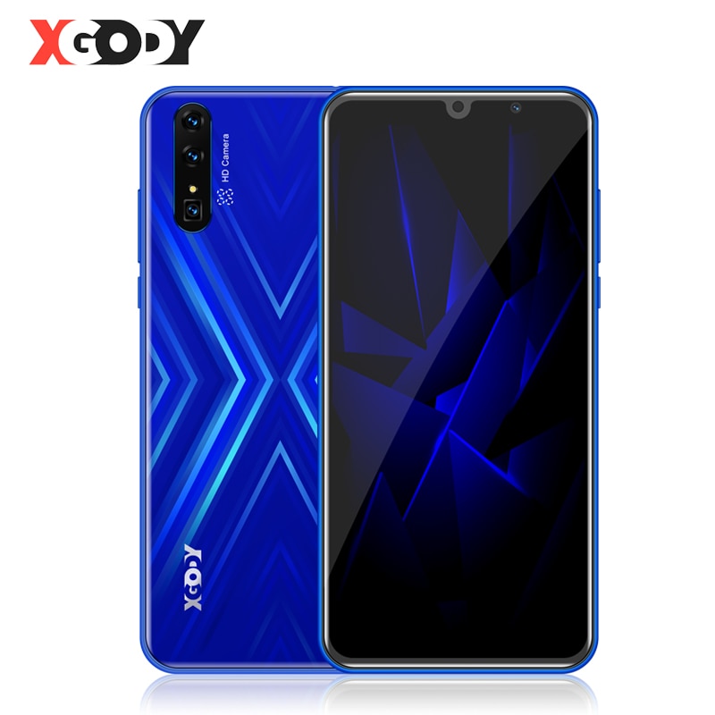 XGODY Mate X Smartphone Android 9.0 6 Inch 18:9 3G Dual SIM Mobile Phone 2GB RAM 16GB ROM 2800mAh 5MP Camera GPS WiFi Cellphone
