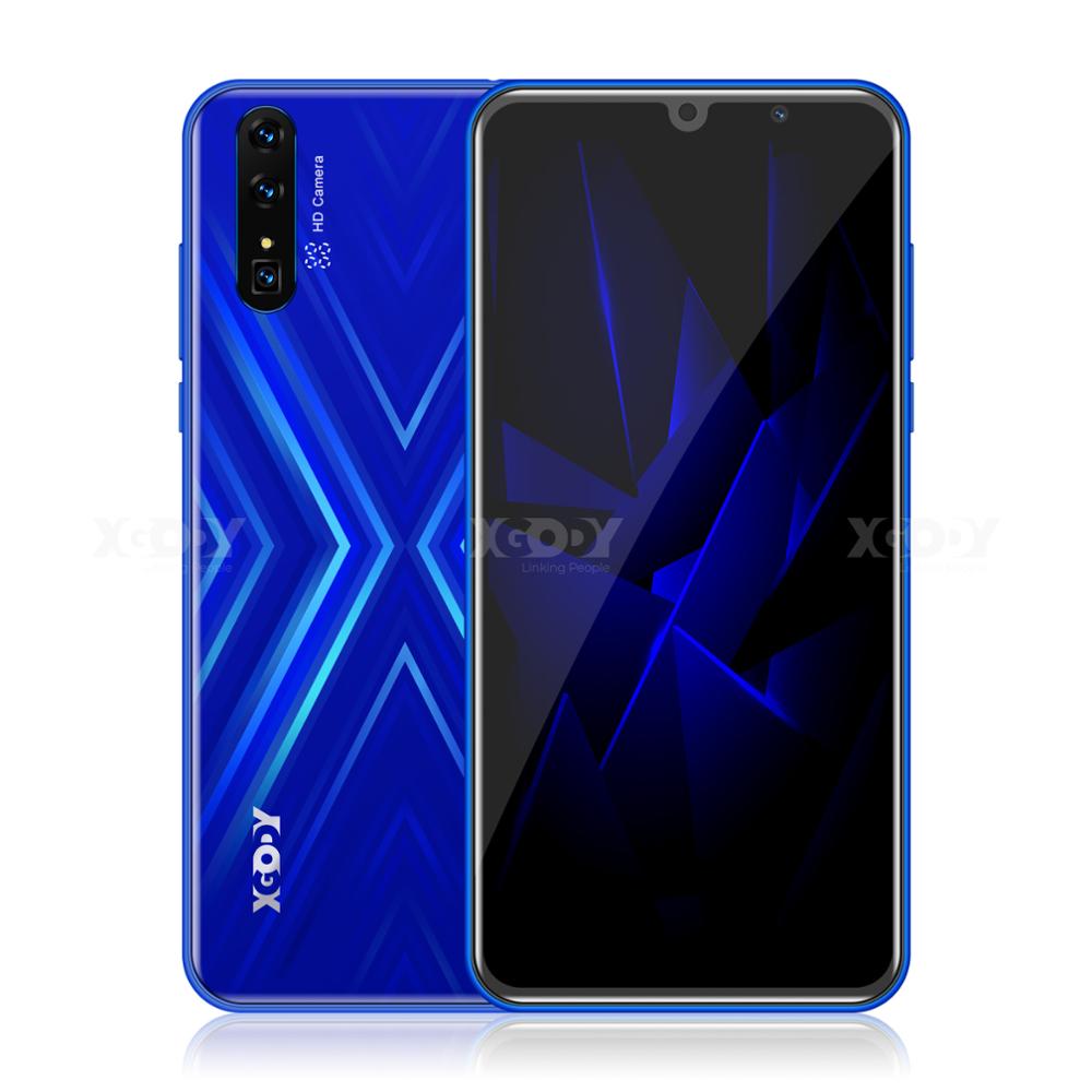 XGODY 3G Smartphone Android 9.0 6" 18:9 QHD Cellphone 2GB RAM 16GB ROM 2800mAh Dual SIM 5MP Camera GPS Wi-Fi Mate X Mobile Phone