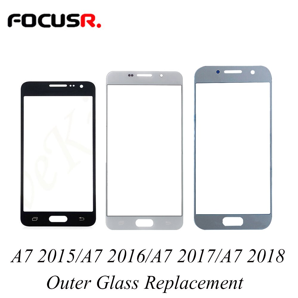 LCD Screen Touch Panel Front Glass Replacement Outer Glass Lens For Samsung A7 A700 A710 A720 A750 Touch Glass Spare Parts