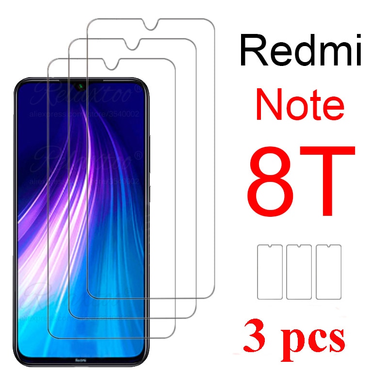 3pcs protective glass for xiaomi redmi note 8t 8pro 9s redmi 8a screen protector redme note 8 t pro redmi8 a Tempered glass film