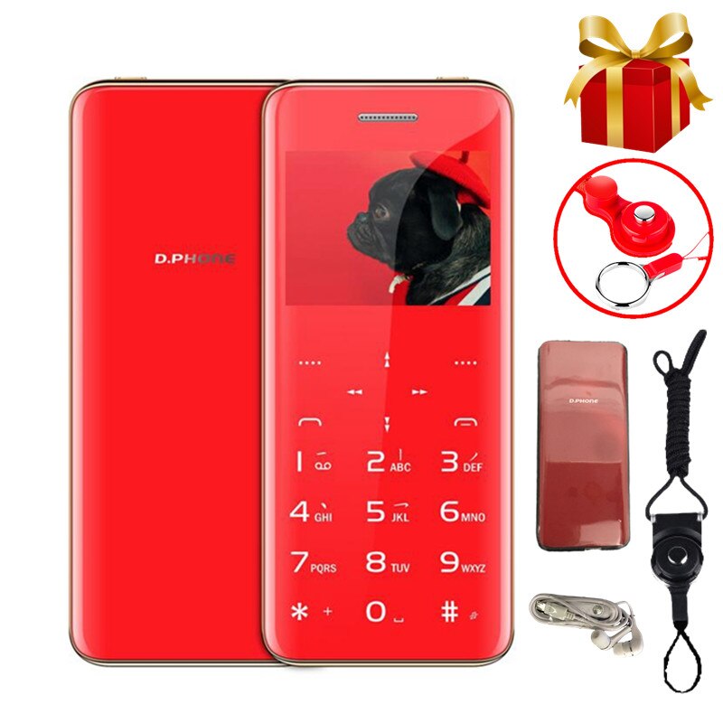 F2 Super Mini Plus Mobile Phone 2.31" Ultrathin Credit Card Metal Body Bluetooth Mp3 Dual SIM Card Luxury Touch button Cellphone