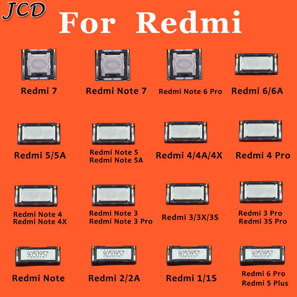 JCD Earpiece Ear Sound Top Speaker Receiver For Xiaomi Redmi 3 4 6 Pro 1 1S 2 2S 3 3X 3S 4 4A 4X 5 5A 6A Note 7 6 5 2 3 Pro