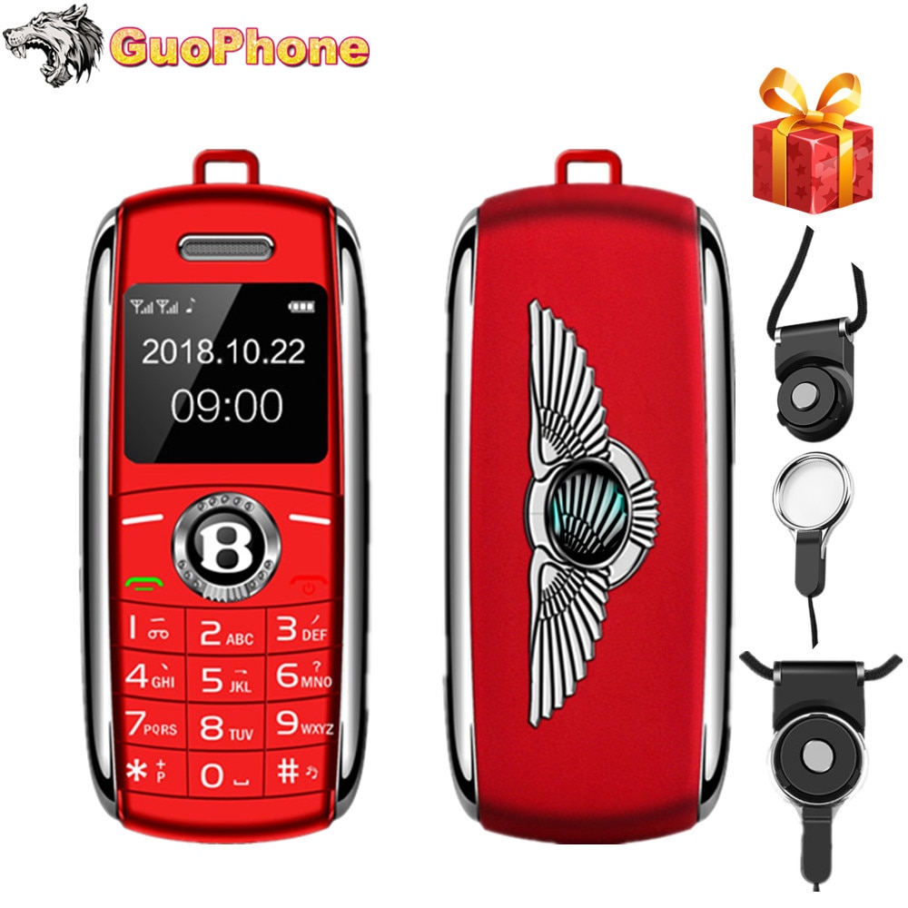 HOT Deal Unlocked Mini Mobile Phone 0.66" Bluetooth Dialer Hands Mini Telephone MP3 Magic Voice Dual Sim Smallest Cell Phone