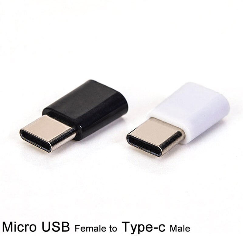 1Pc Micro USB Female To Type-c USB-C Male Adapter Converter Charging Connector Mobile Phone Adapters